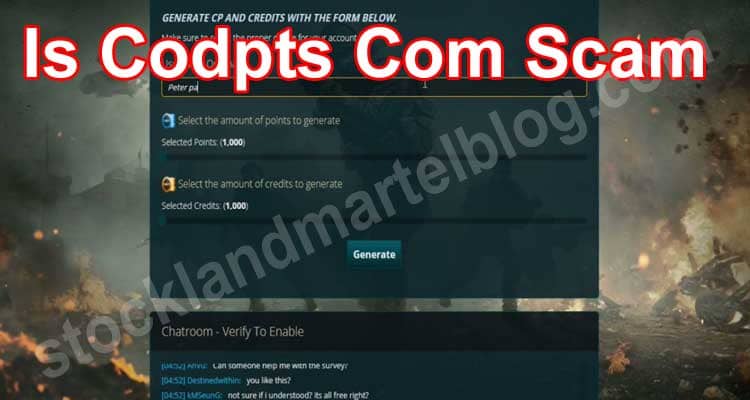 Is Codpts Com Scam (April) Checkout The Details Now! stocklandmartelblog