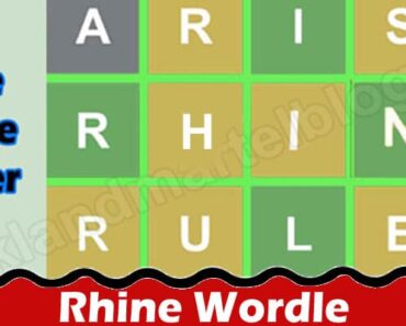 Rhine Wordle {Aug 2022} Puzzle 411: Check Significance!