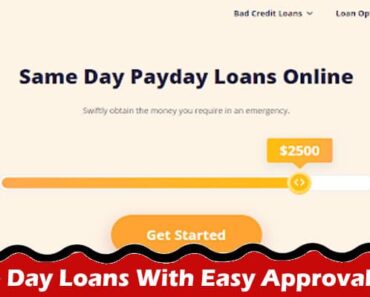 Get Same Day Loans With Easy Approval In The US