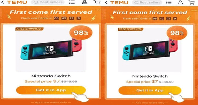 Latest News Temu Nintendo Switch Scam
