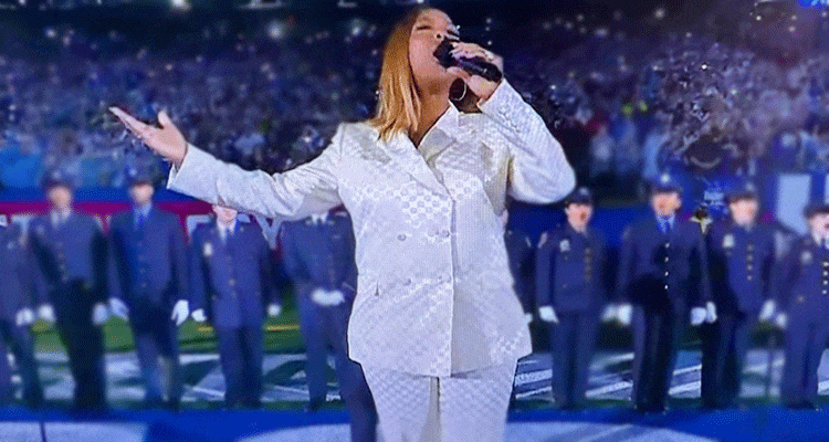 Latest News Queen Latifah national anthem video