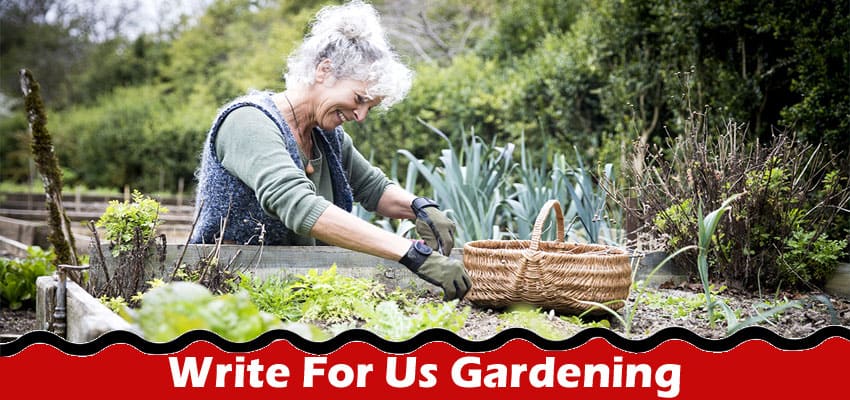 Write For Us Gardening – Check And Follow Instruction